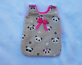 Sleeping bag for baby pandas pattern 30 cm