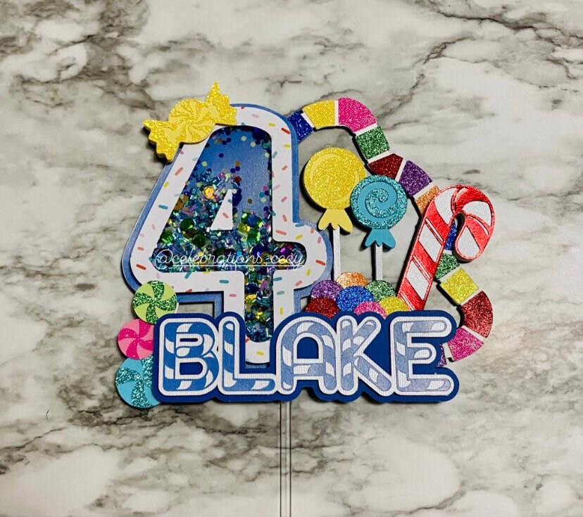 Candy Land Cake Topper