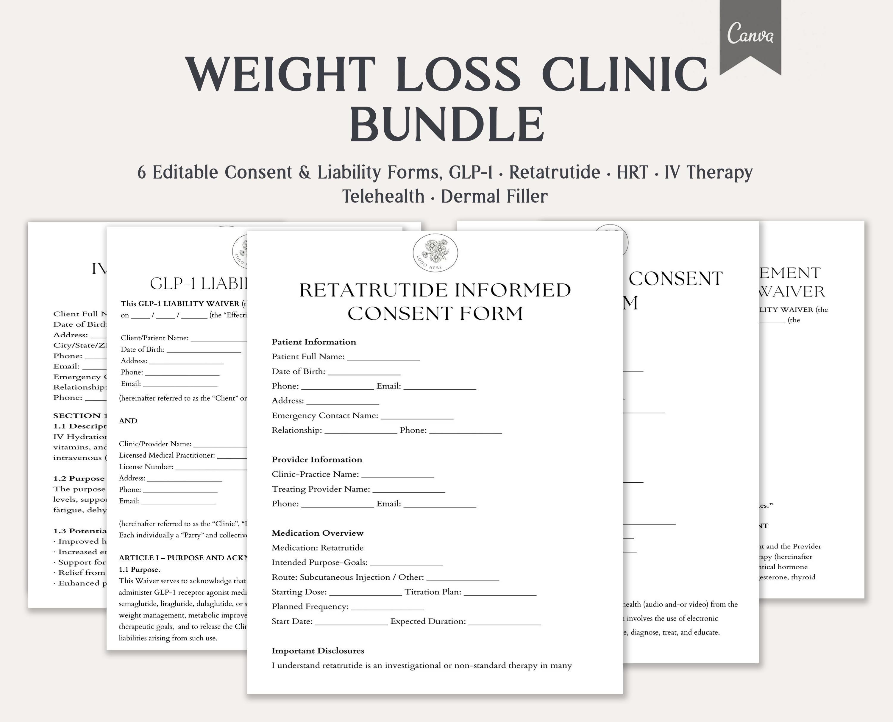 Glp 1 Consent Form - Etsy Glp 1 Consent Form - Etsy