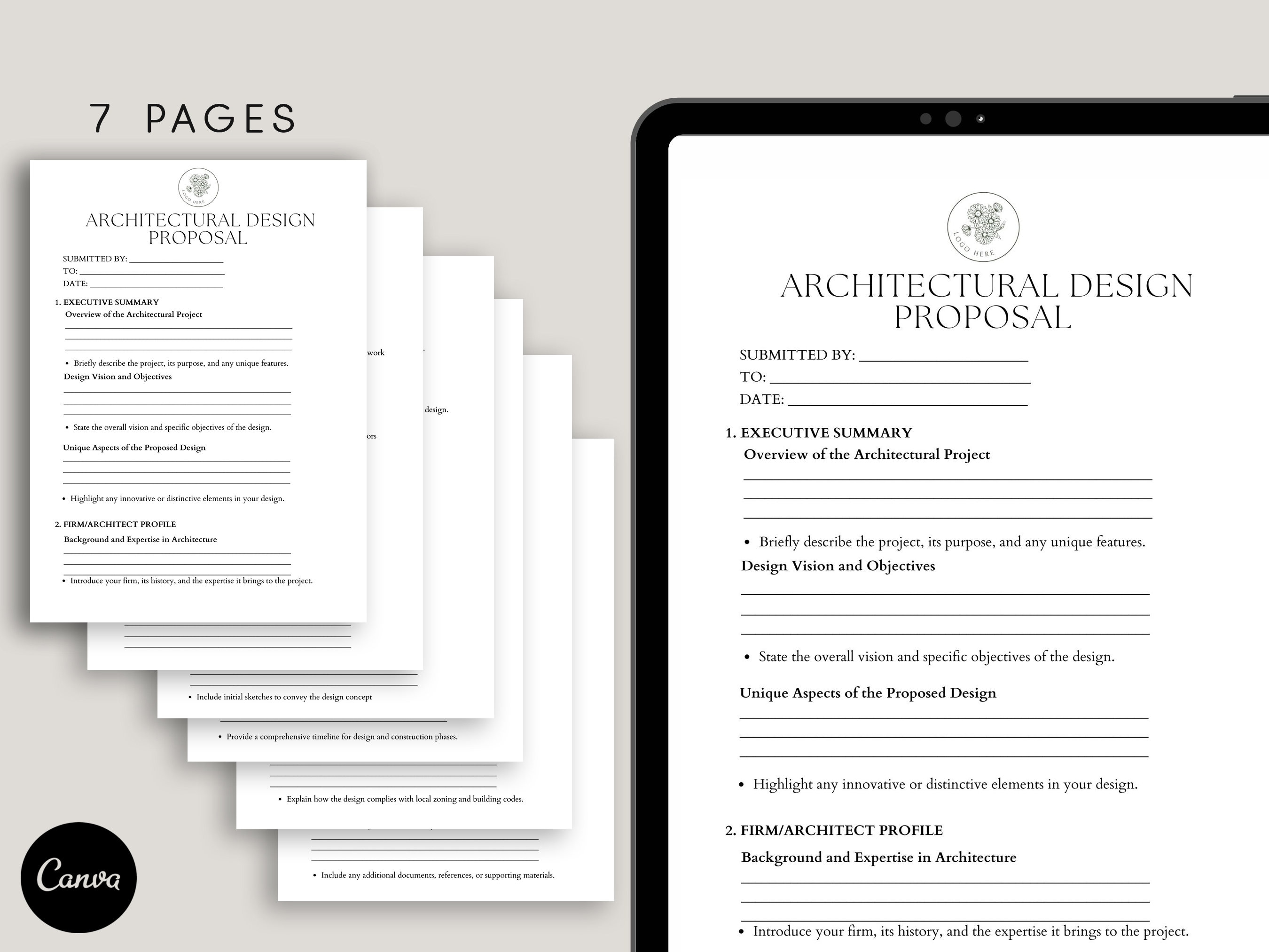 Architectural Design Proposal Template, Architecture Proposal Form Architectural Design Proposal Template, Architecture Proposal Form