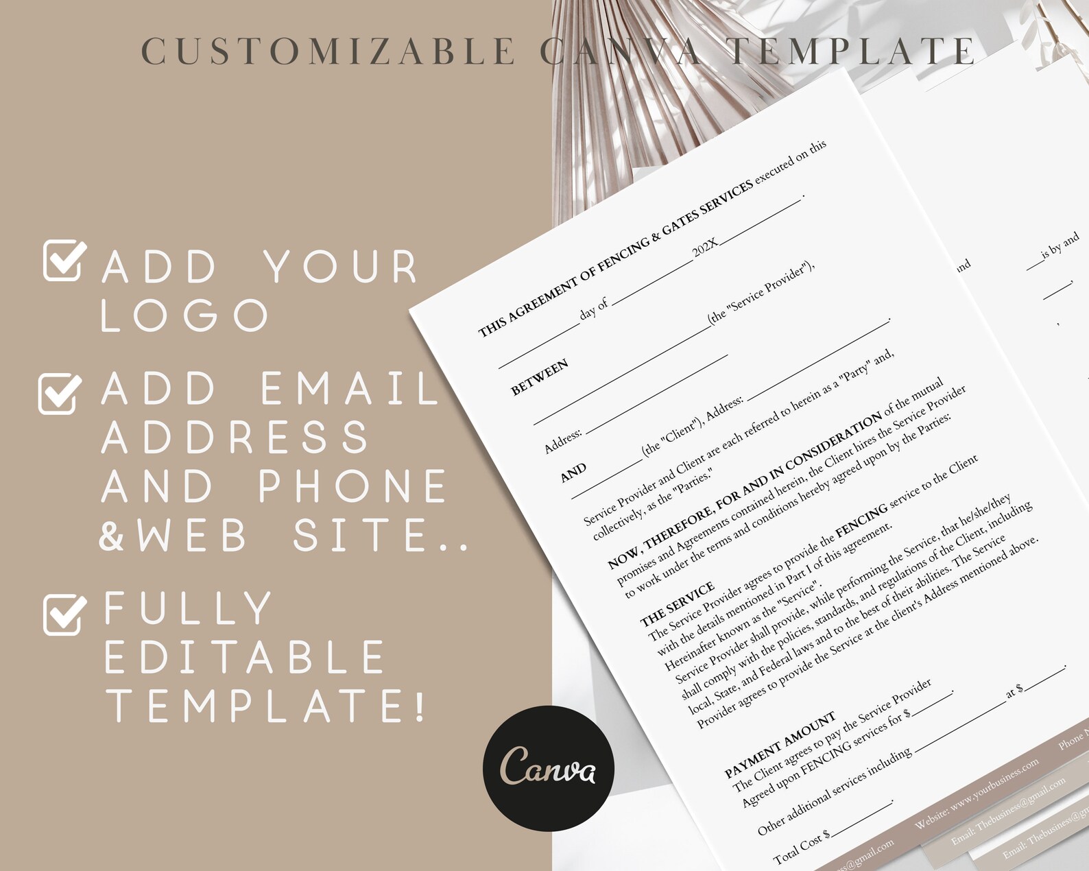 Fencing Contract Template Fencing and Gates Install Agreement Fencing Fencing Contract Template Fencing and Gates Install Agreement Fencing