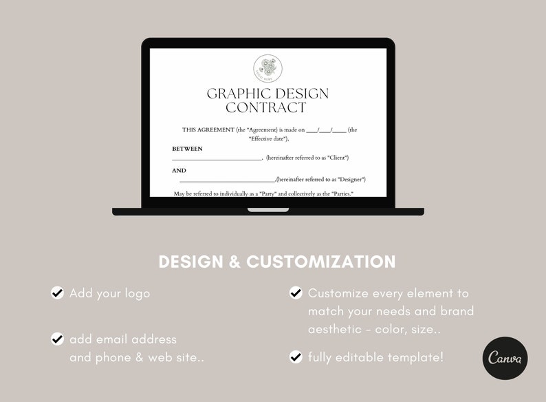 Graphic Design Contract Template, Freelance Graphic Designer Agreement ...