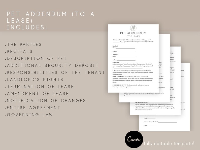 Pet Deposit Amendment Renters' Rights Bill