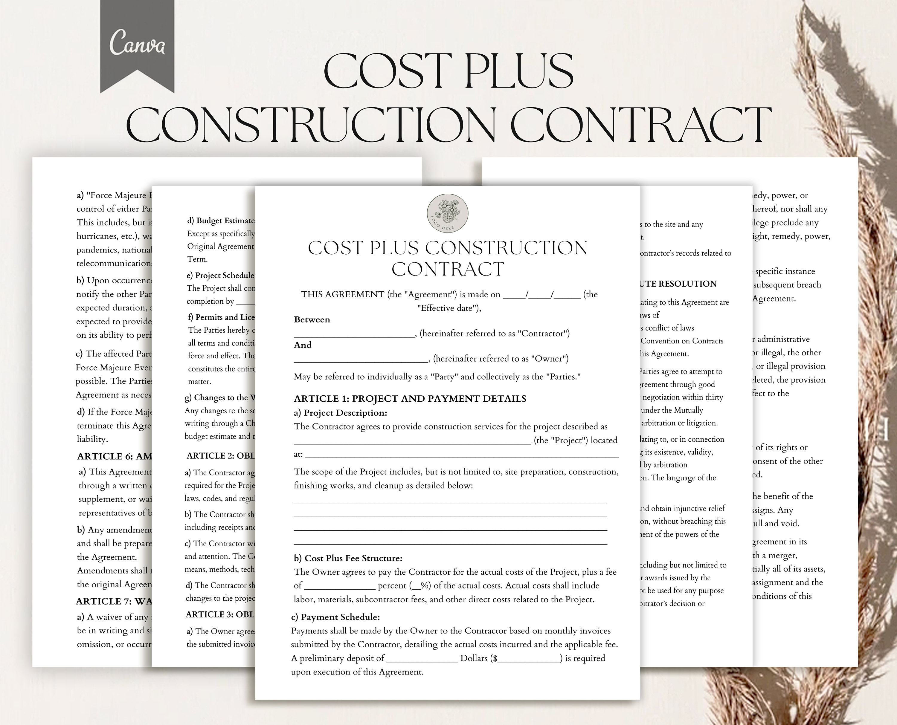 Cost Plus Construction Contract, Cost Plus Contractor Agreement , Pdf Cost Plus Construction Contract, Cost Plus Contractor Agreement , Pdf