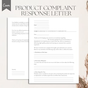 Könnte beinhalten: Eine schwarz-weiße druckbare Vorlage für ein Produktrücknahme-Antwortschreiben. Die Vorlage enthält Abschnitte für den Betreff, das Datum, die Lösung des Problems, präventive Maßnahmen und die nächsten Schritte für den Kunden.