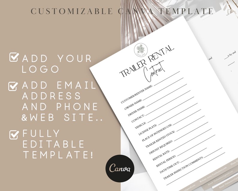 Trailer Rental Contract Template RV Truck Rental Contract Contract Trailer Rental Contract Template RV Truck Rental Contract Contract