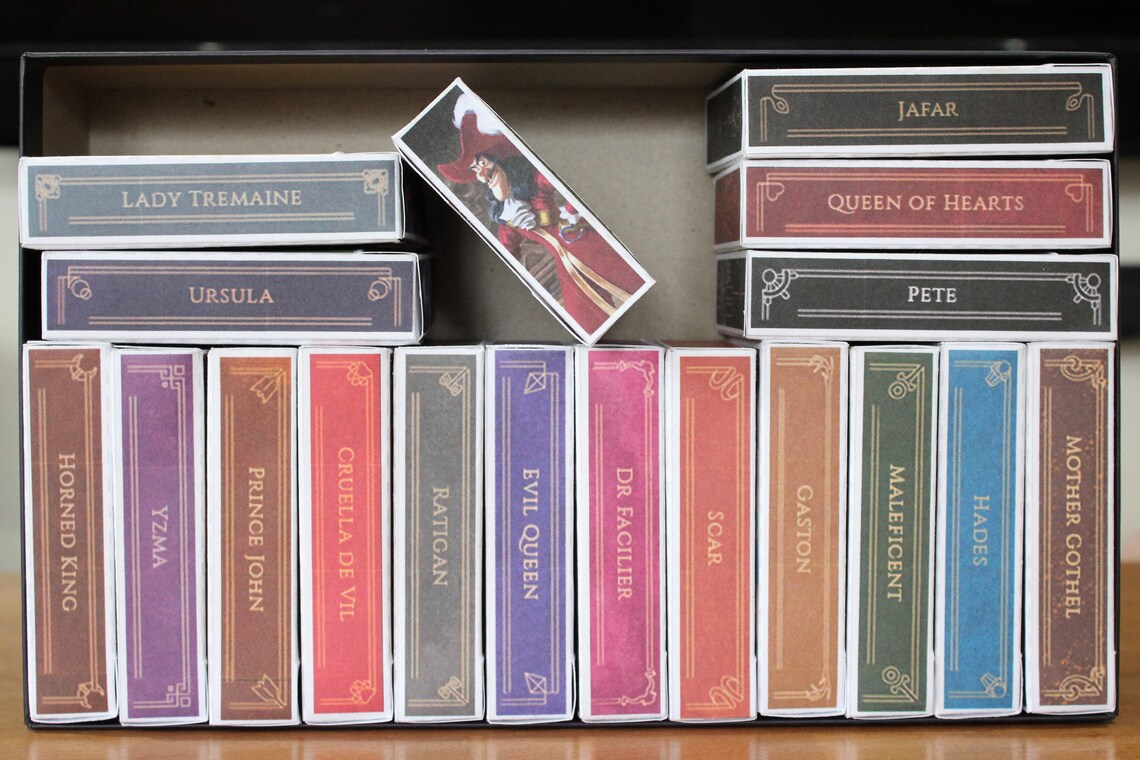 Printable Villainous Deck Boxes Includes ALL Disney Etsy