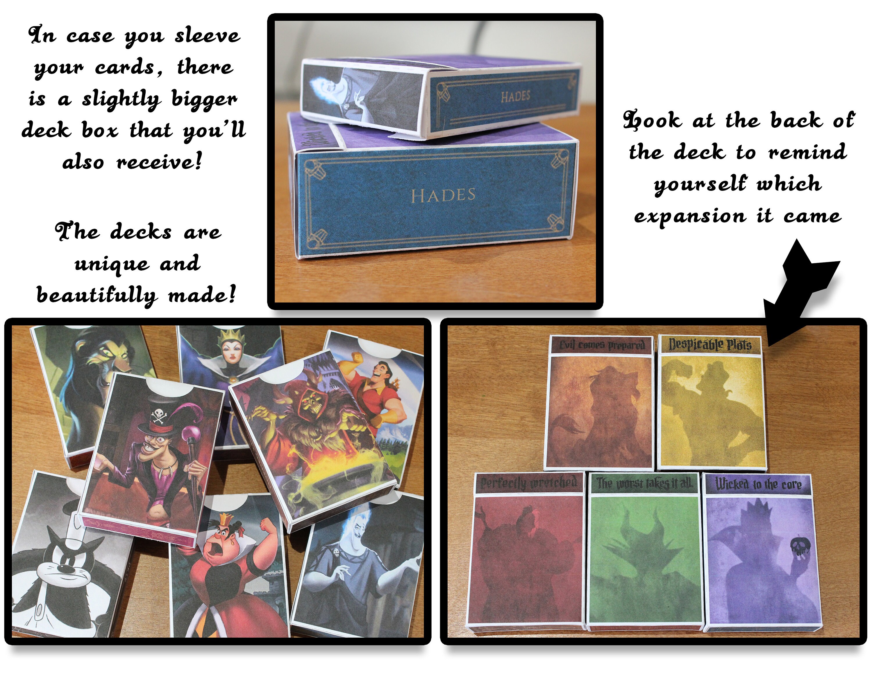 Printable Villainous Deck Boxes Includes ALL Disney Etsy