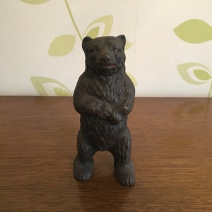 Antike Ca 1920 Gusseisen Frei Stehend Grizzly Bar Geld Box Etsy