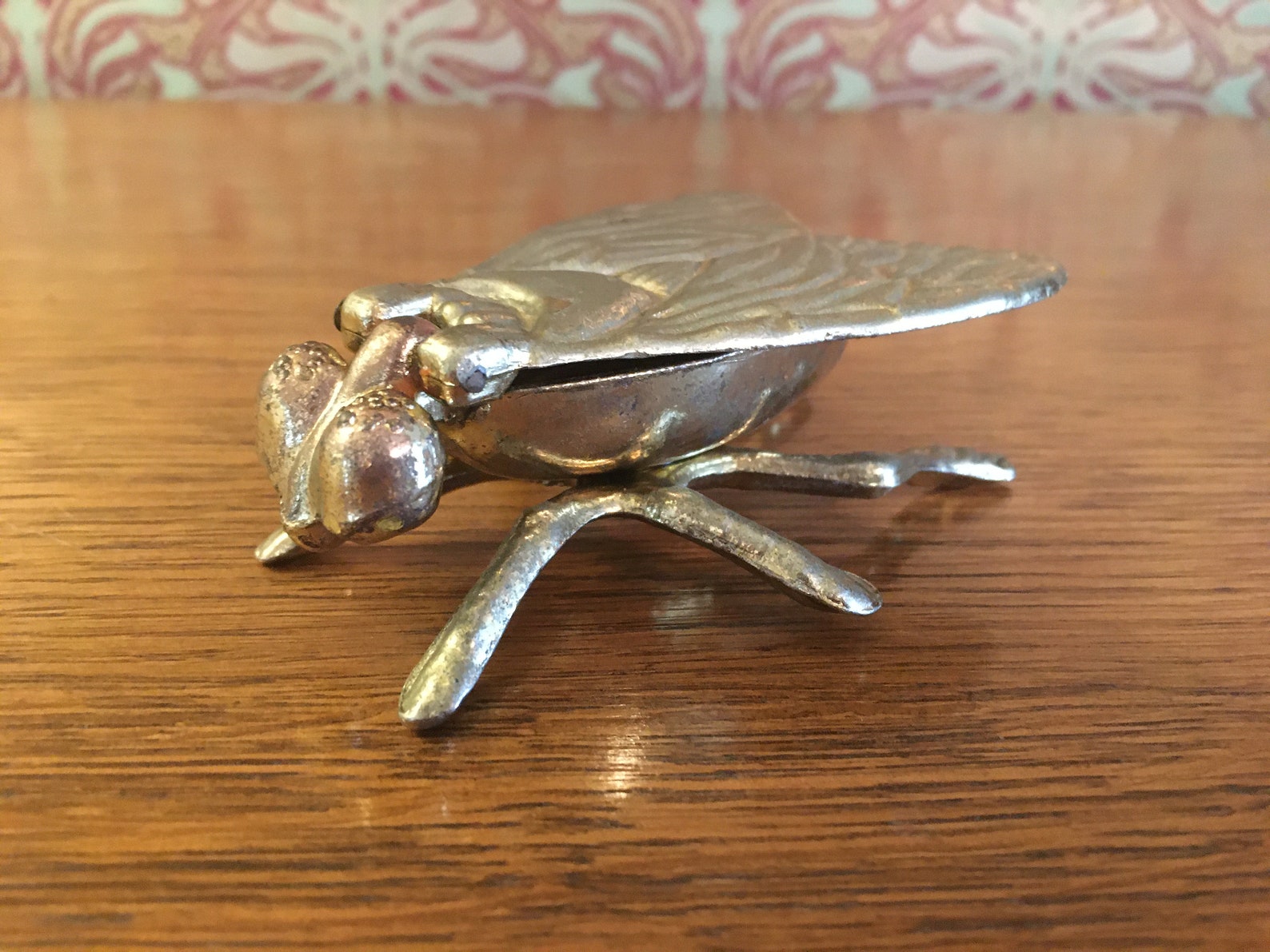 Vintage Italian Fly Ashtray Rustic Metal Vesta Fly Trinket Etsy