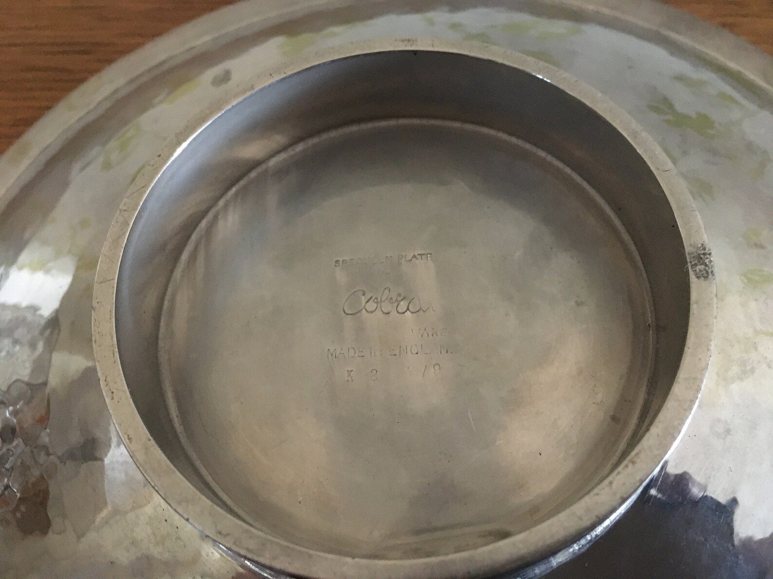 Very Rare Circa 1940 Speculum Plate Made in England Copper Tin Etsy