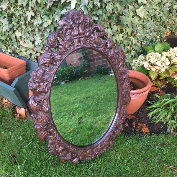 Large Vintage Mirror Etsy UK