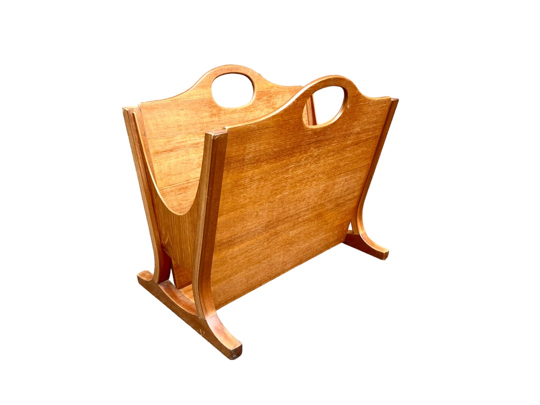 Vintage Circa 1970 G Plan Magazine Rack Paper Rack Newspaper Etsy