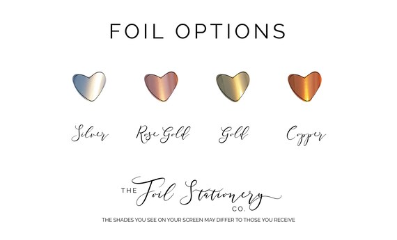 Gold Rose Silver and Copper Foil Foil Wedding Stickers Foil Transparent Stickers Save the date stickers Calligraphy Wedding Labels D24