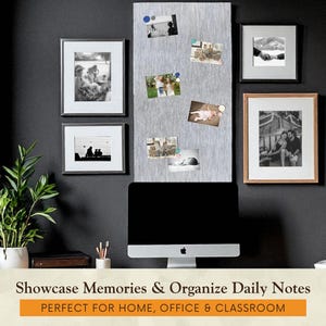 Extra Large Rustic Magnet Board, Farmhouse Memo Board, Rustic Magnetic Board, Primitive Metal Decor, Modern Magnetic Memo Board Metal Memo 画像 4