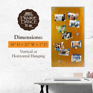 Extra Large Rustic Magnet Board, Farmhouse Memo Board, Rustic Magnetic Board, Primitive Metal Decor, Modern Magnetic Memo Board Metal Memo 画像 6