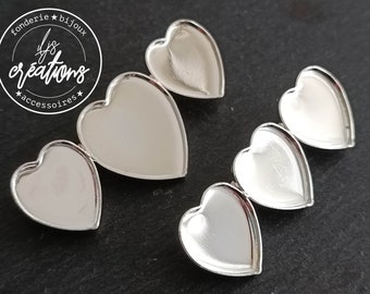 Triple hearts brooch - model and finish of your choice - On order / new stock