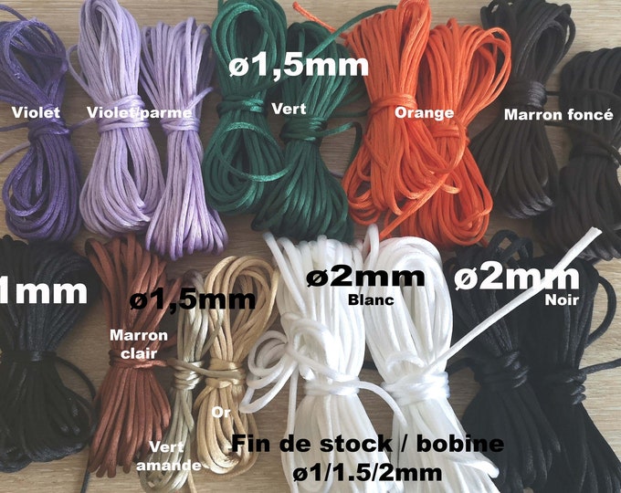 End of stock - end of coil, different lengths, diameter and color of your choice