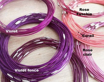 1 neck circumference cable - 45cm - color of your choice