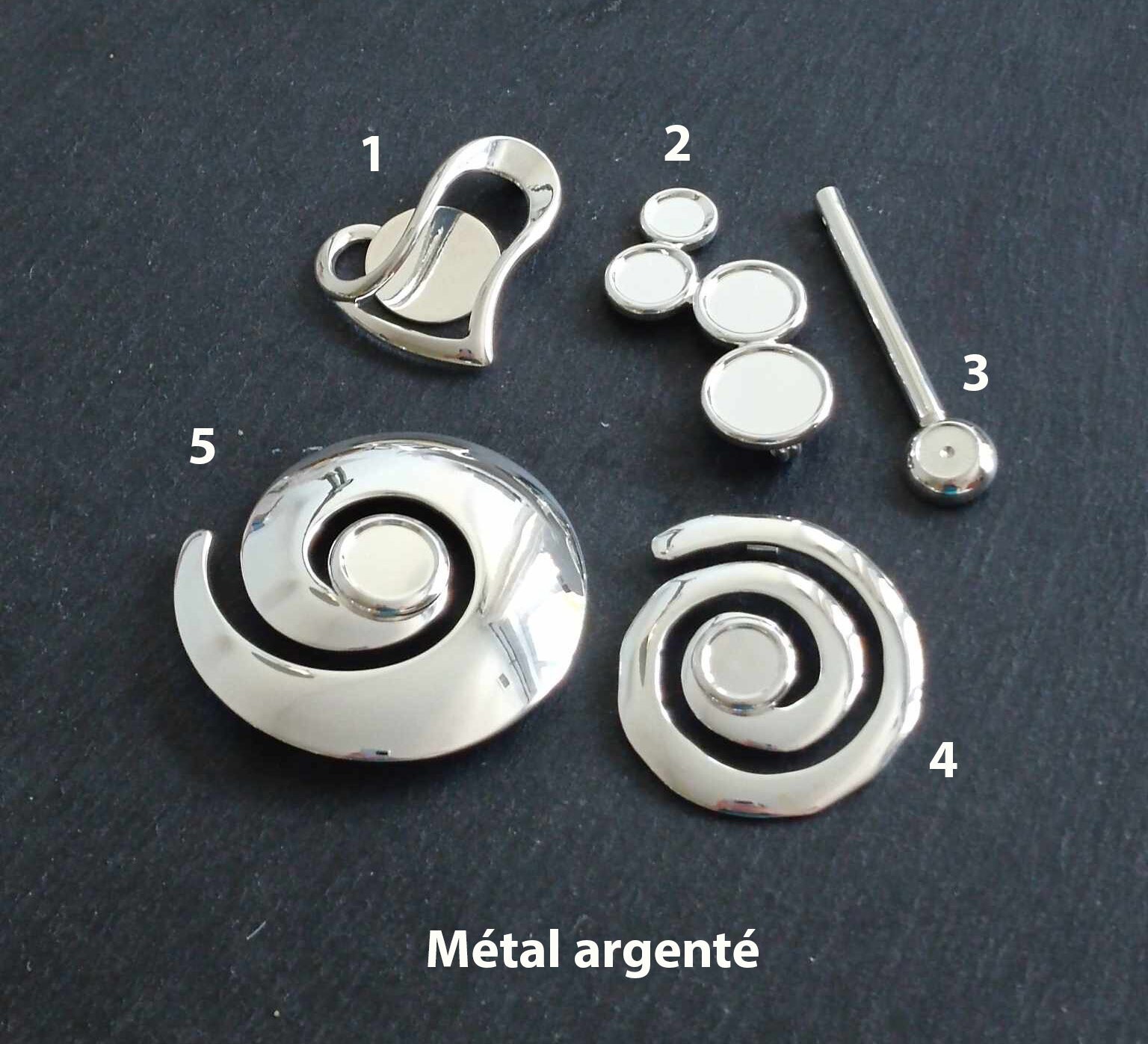 Silver on sale plated findings