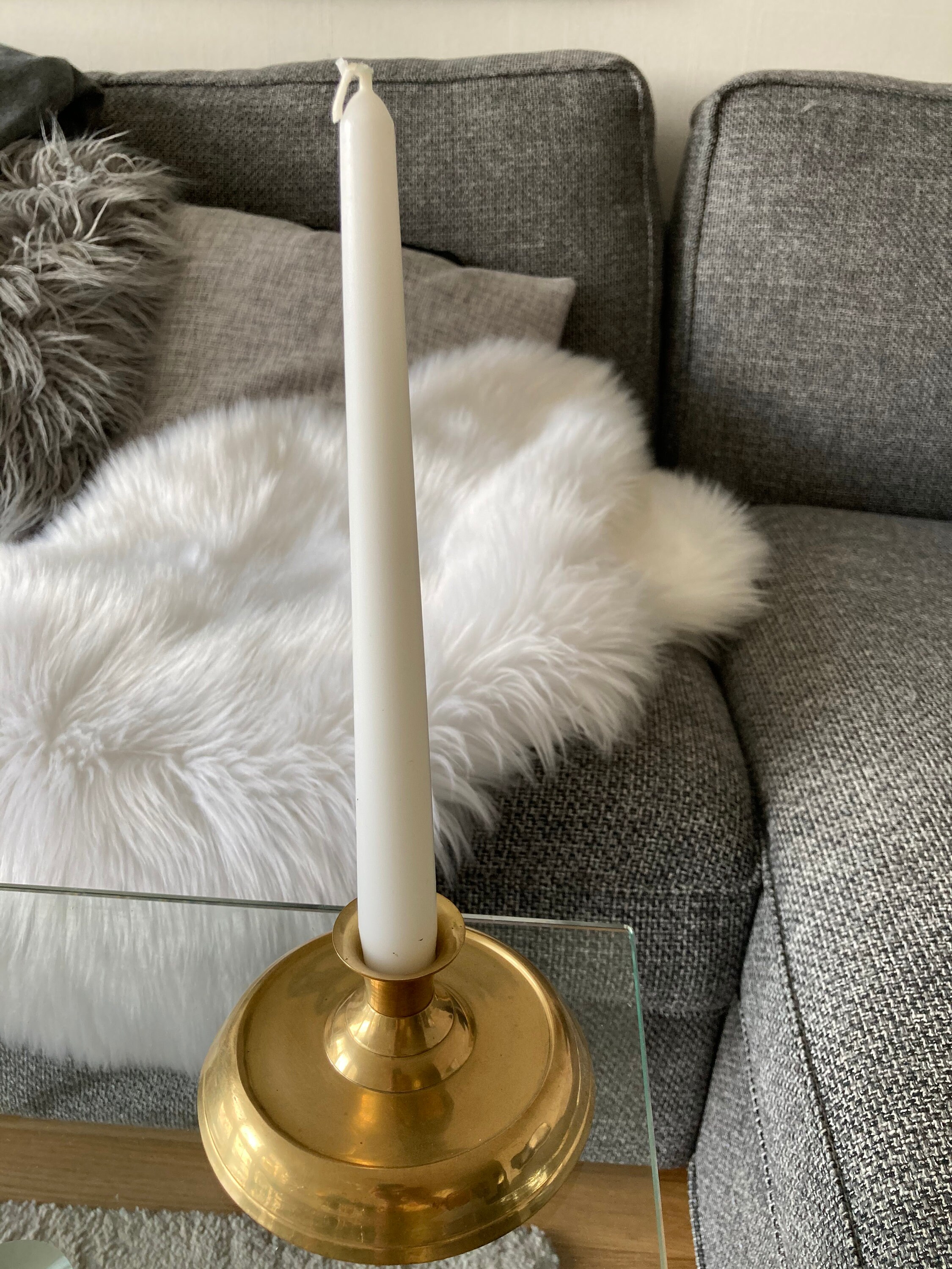 Candleholder Brass, Candle Snuffer Swedish Item, Candelabra, Centerpiece,collectibles Etsy