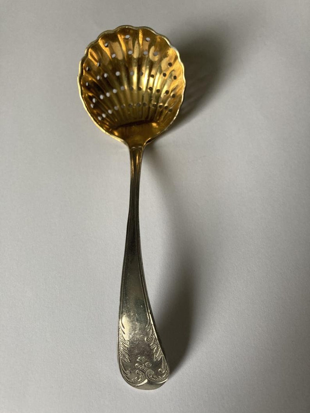 Sugar Sifter Spoon Antique Sugar Sifting Spoon Icing Sugar Etsy