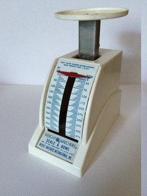 Scale, Weight Watchers Scale, Vintage Scale, Postage Scale, Craft