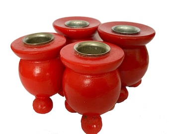 Vintige Swedish candlesticks Made in Sweden Swedish tradition Christmas decoration