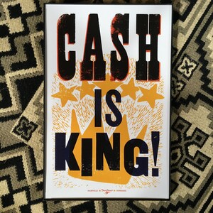 CASH is KING! Print