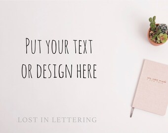 Desk Mockup Desktop Flat Lay Blog Background Styled Desk Etsy