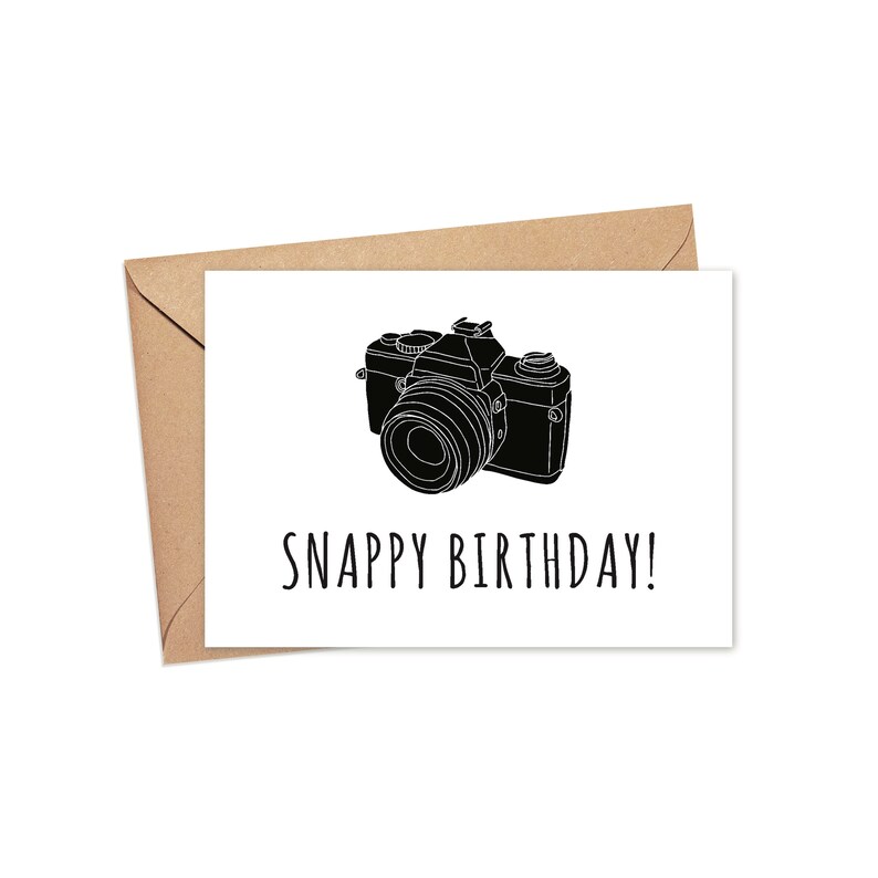 Photographer Birthday Card Gift for Photographer Retro Etsy