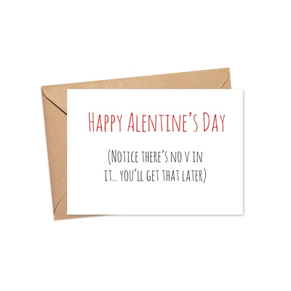 Naughty Valentine's Day Card, Dirty Valentine's Day Card For Husband,  Funny Valentine Card for Boyfriend