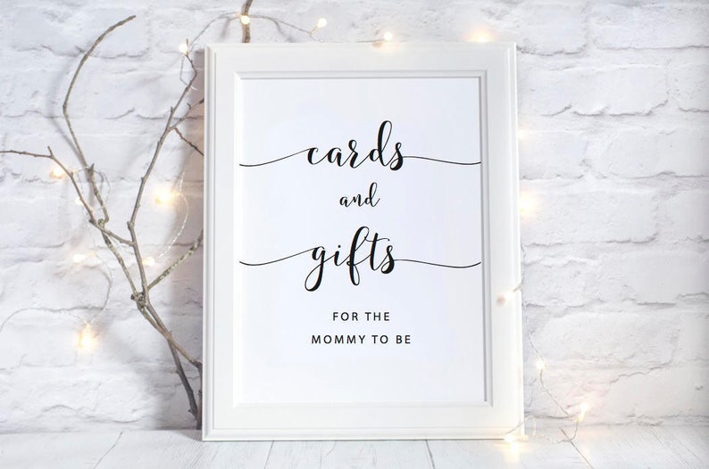 Cards And Gifts Sign Baby Shower Sign Baby Shower Decor Etsy Cards And Gifts Sign Baby Shower Sign Baby Shower Decor Etsy