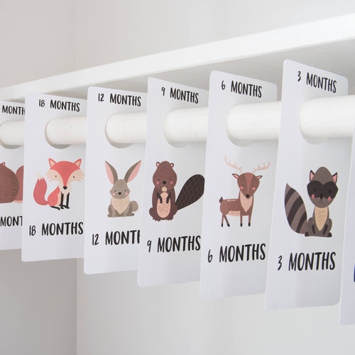 Printable Baby Closet Dividers Nursery Clothes Dividers | Etsy