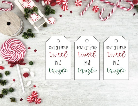 funny xmas gift tags