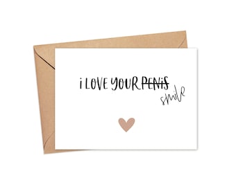 Funny Dirty Love-kaart voor vriend, ondeugende kaart voor hem, vuile verjaardagskaart, grappige sekskaart, kaart met humor voor volwassenen