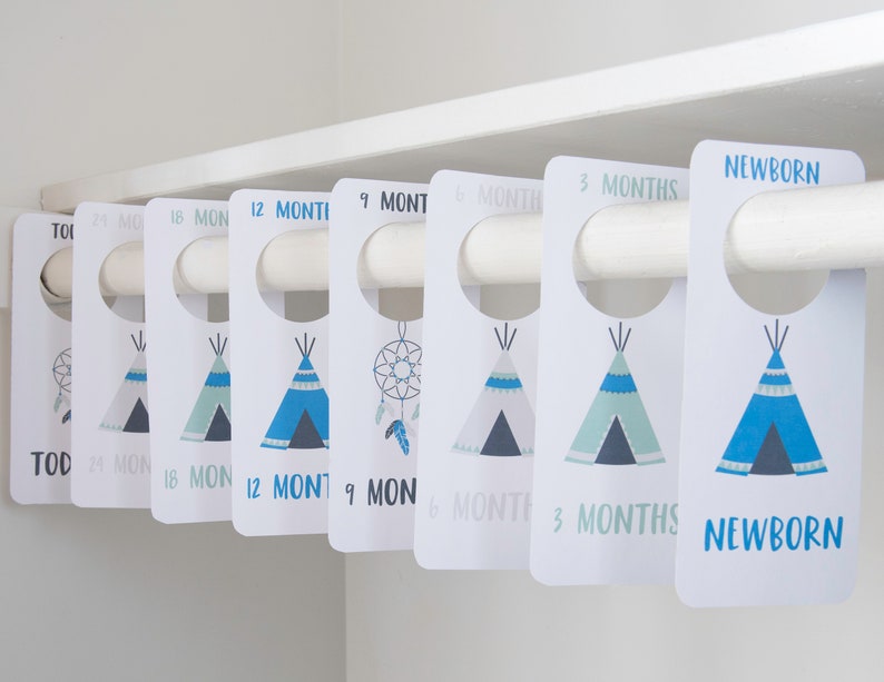 Printable Baby Closet Dividers Nursery Clothes Dividers - Etsy Australia