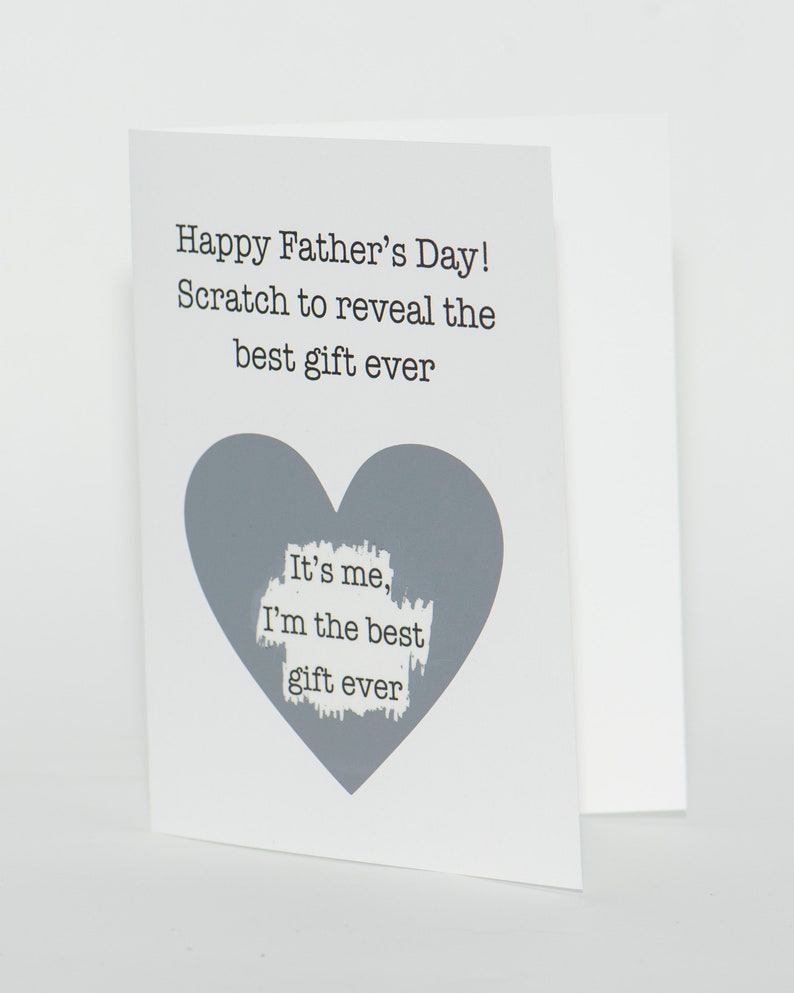 funny fathers day scratch off card, fathers day gift for dad, fathers day gift from daughter, funny card for dad, sarcastic gift idea 