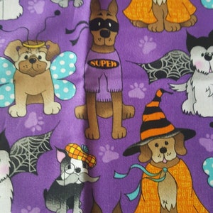 Timeless Treasures Halloween  with dogs in costume