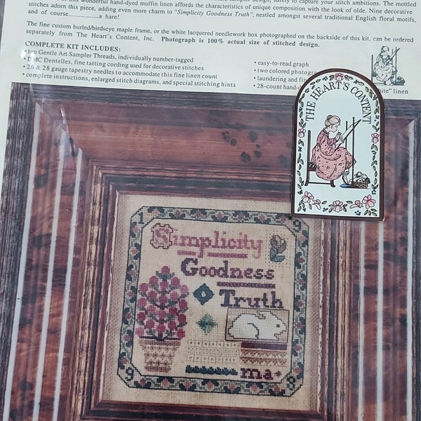 The Hearts Content Cross Stitch Etsy