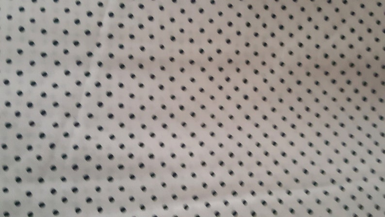Kings Road Fabrics Panorama collection white with black polka dots fat quarters
