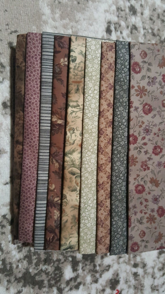 Quilt Gate Fabrics and Robert Kaufman Fabrics 9 Pieces of Etsy