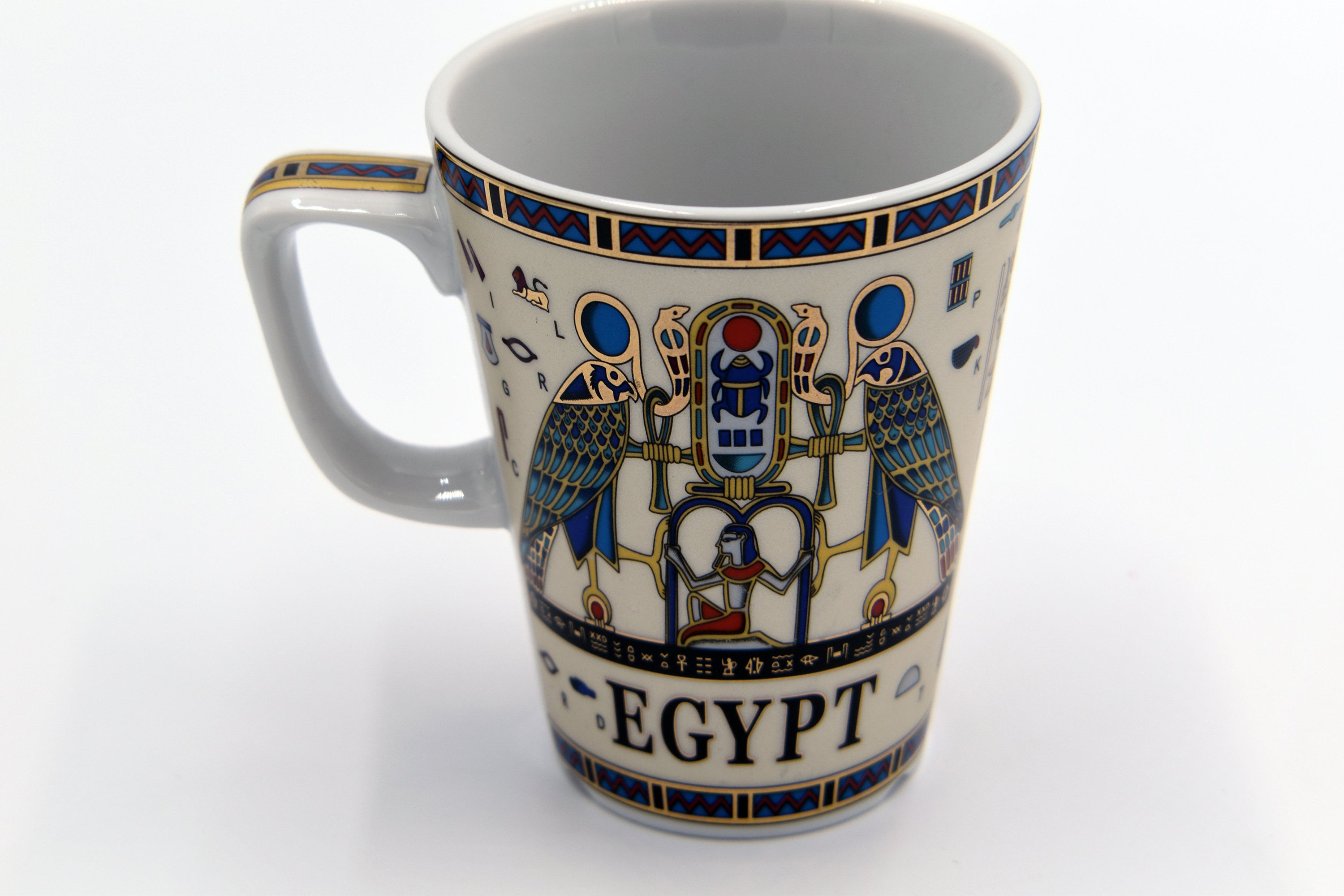 Egyptian Coffee Mug with 2 variant pharaohs designs Etsy