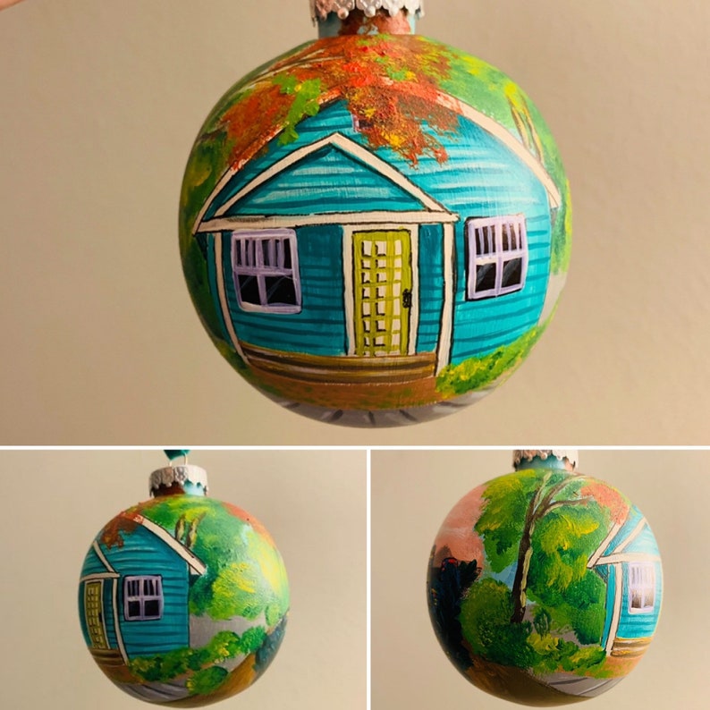 Hand-painted ornaments/ custom ornaments / handpainted/ personalized ornaments/ christmas ornaments. image 8