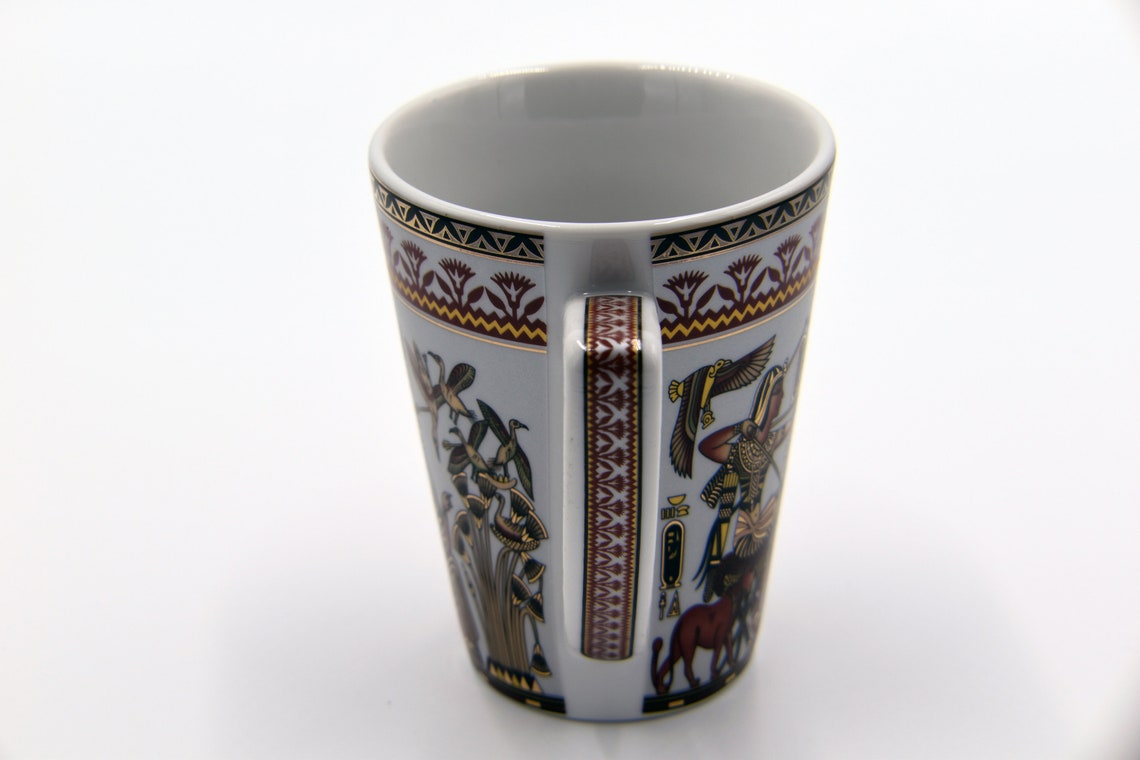 Egyptian Coffee Mug with 5 variant pharaohs designs | Etsy
