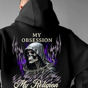 Santa Muerte, La Muerte ,La Santa Muerte , Santa, Santa Muerte Art, Santa Hoodies.