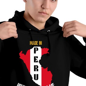 Peru Unisex Hoodie, Vintage Peru, Peru Map, Contigo Peru, Peru Flag, Made In Peru, Symbols Of Peru, Peru Hoodie.