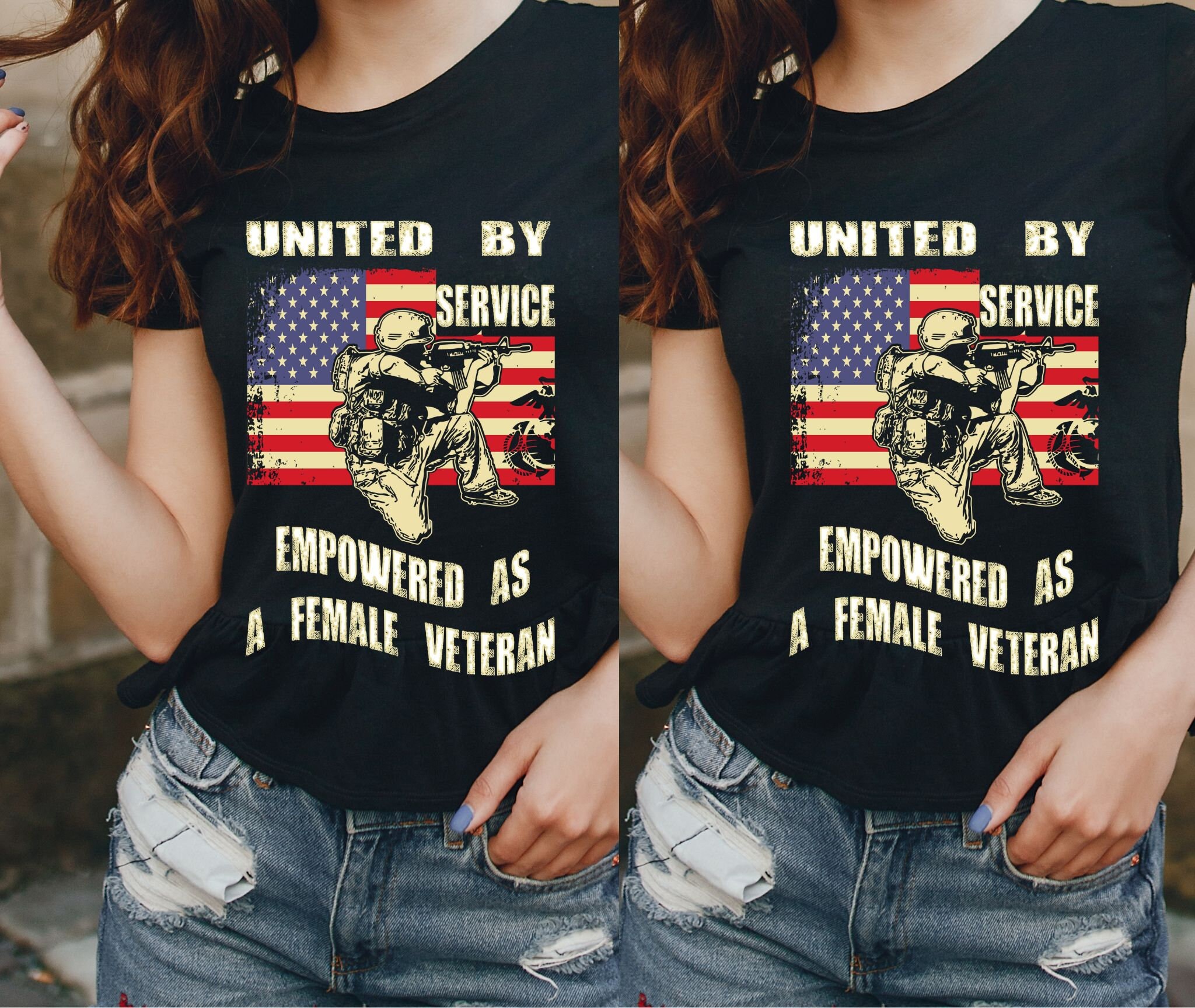 Empower Your Warrior Wife V-Neck Tee