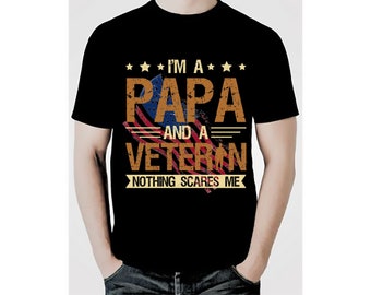 I'm Papa Veteran T-Shirt, Military Veteran Shirt ,Veteran Grandpa Shirt, Veteran Shirt, Gift for Veteran, Memorial Day Shirt.