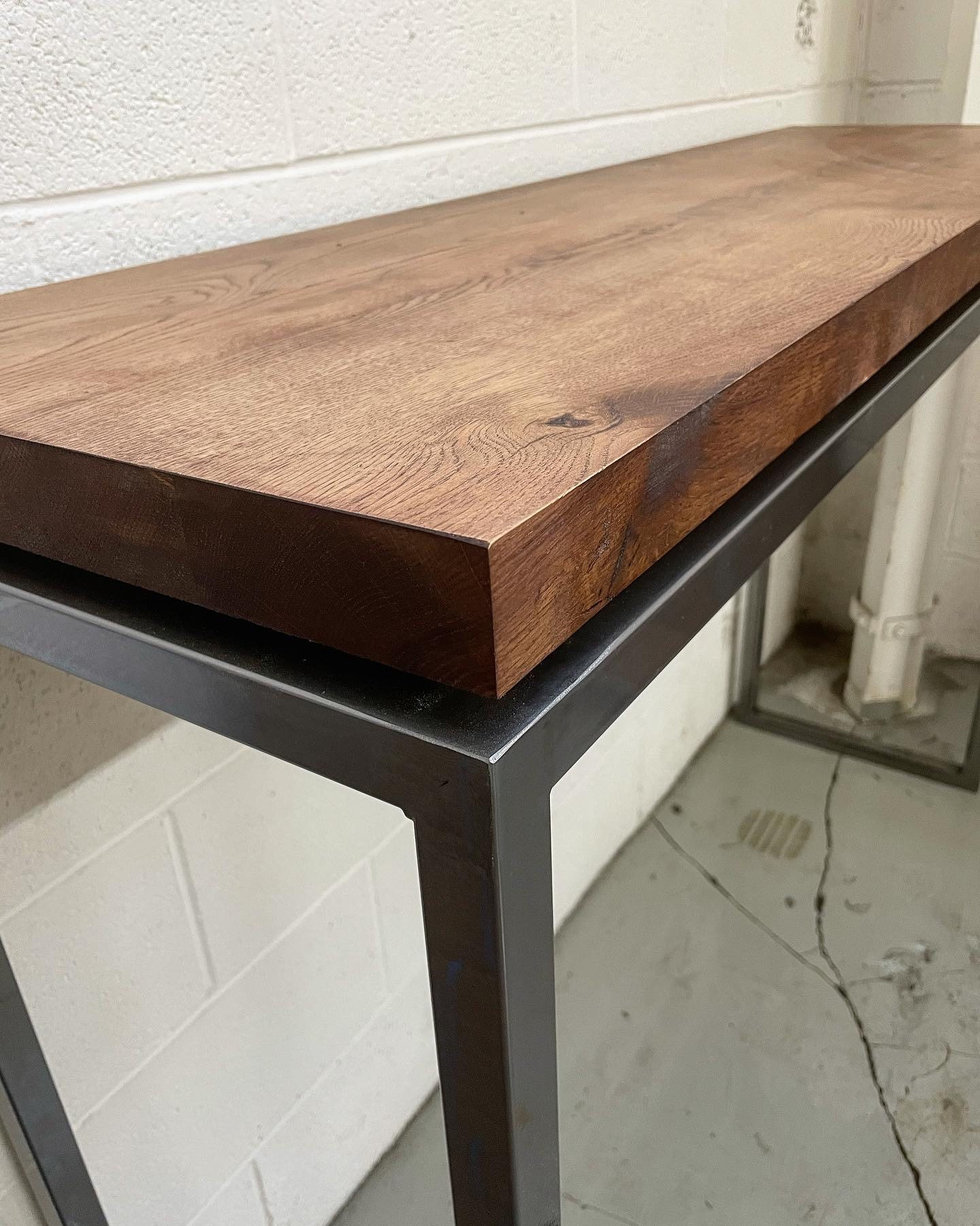 Solid Oak breakfast bar table Etsy.de